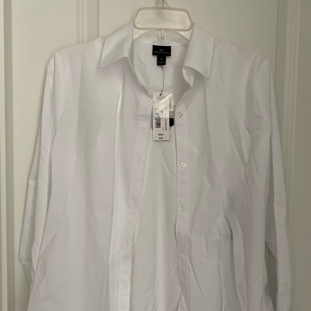 Worthington Button Down Blouse and Tank Top